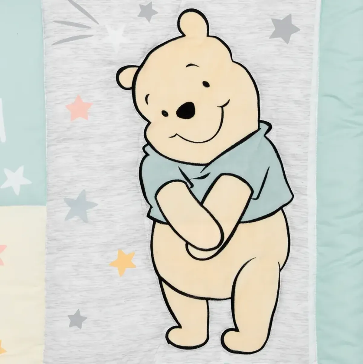 Lambs & Ivy Disney Baby Winnie the Pooh Hugs 3-Piece Nursery Crib Bedding Set