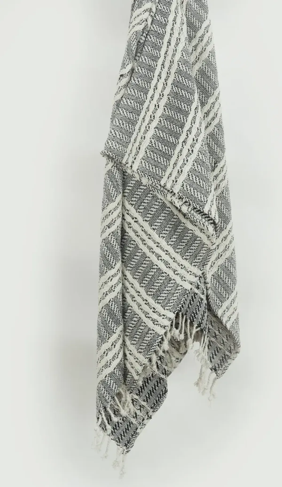 Black/Natural 50" x 60" Throw Blanket