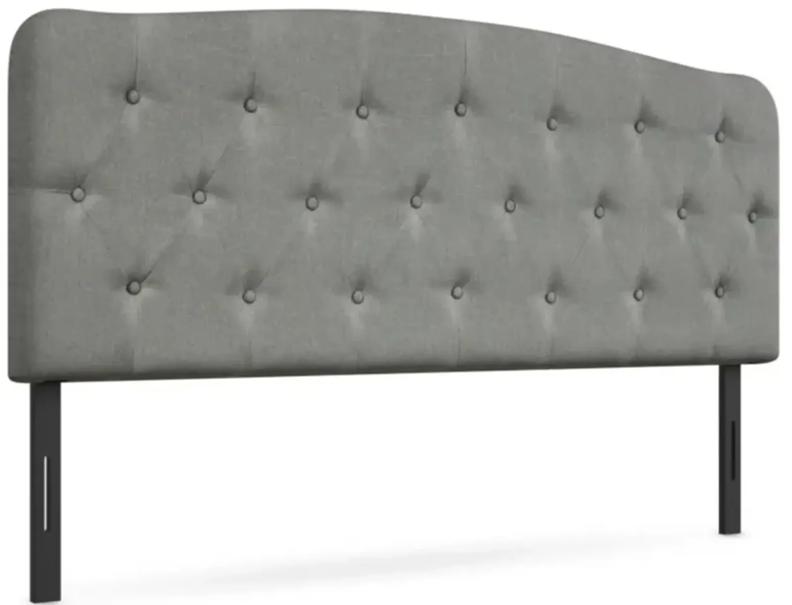 Faux Linen Headboard with Adjustable Heights