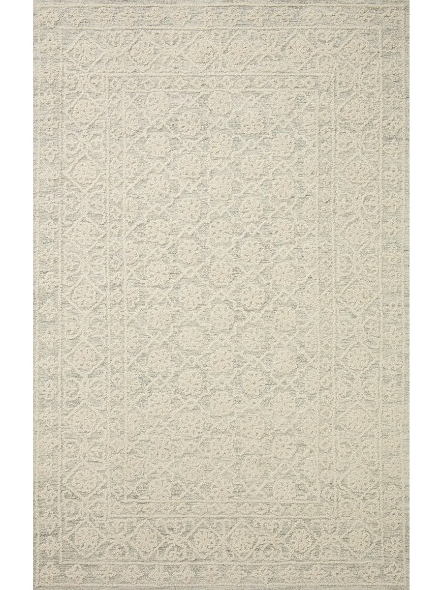 Cecelia CEC01 Mist/Ivory 8'6" x 12' Rug