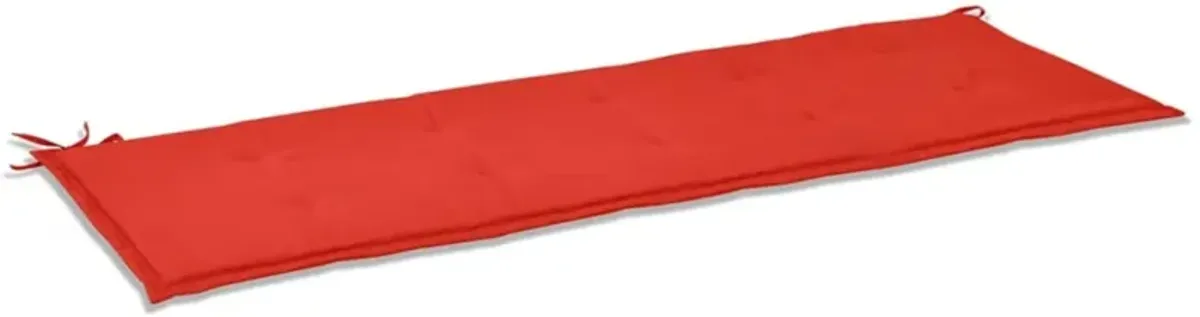 vidaXL Garden Bench Cushion Red 59.1"x19.7"x1.2"