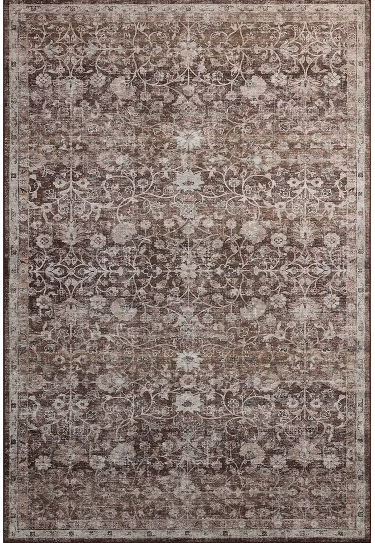 Josie  Earth/Natural 2'x5' Machine Washable Rug