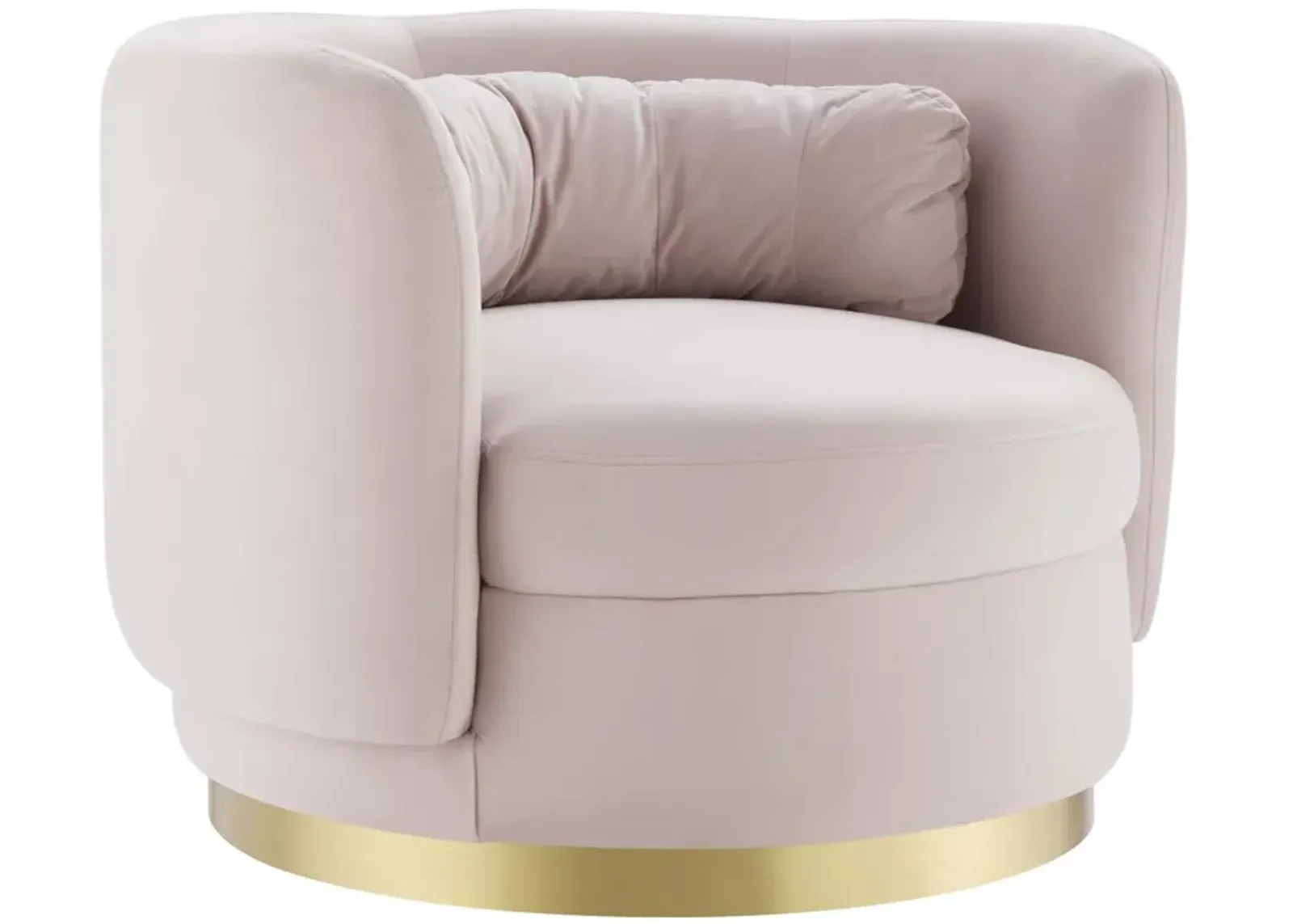 Relish Performance Velvet Swivel Chair