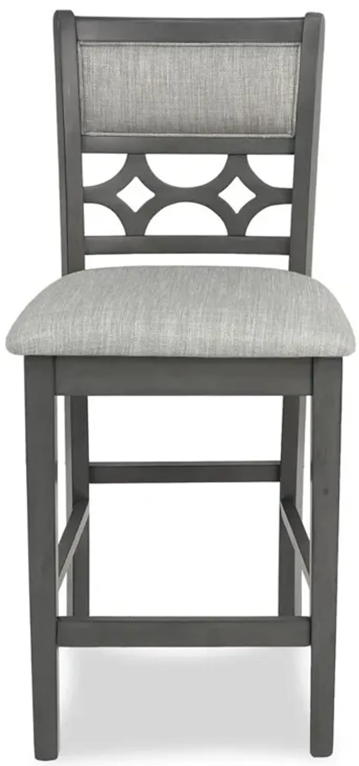 New Classic Furniture Furniture Mitchell 5-Piece Transitional Wood Counter Set in Gray