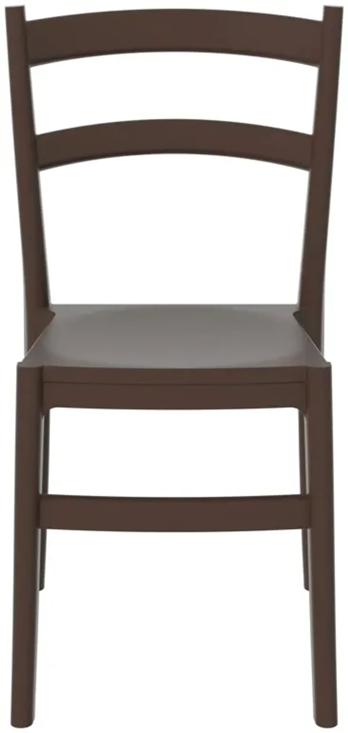 33.5" Green Solid Patio Dining Armless Chair