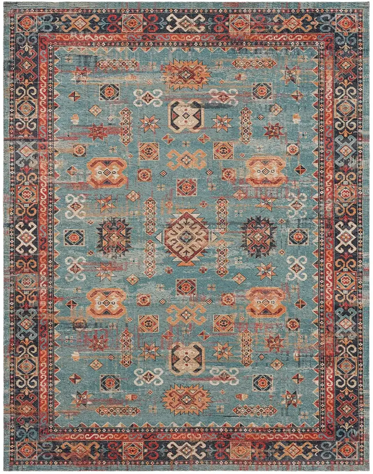 Zula Mombasa Aquamarine 5' X 8' Rug