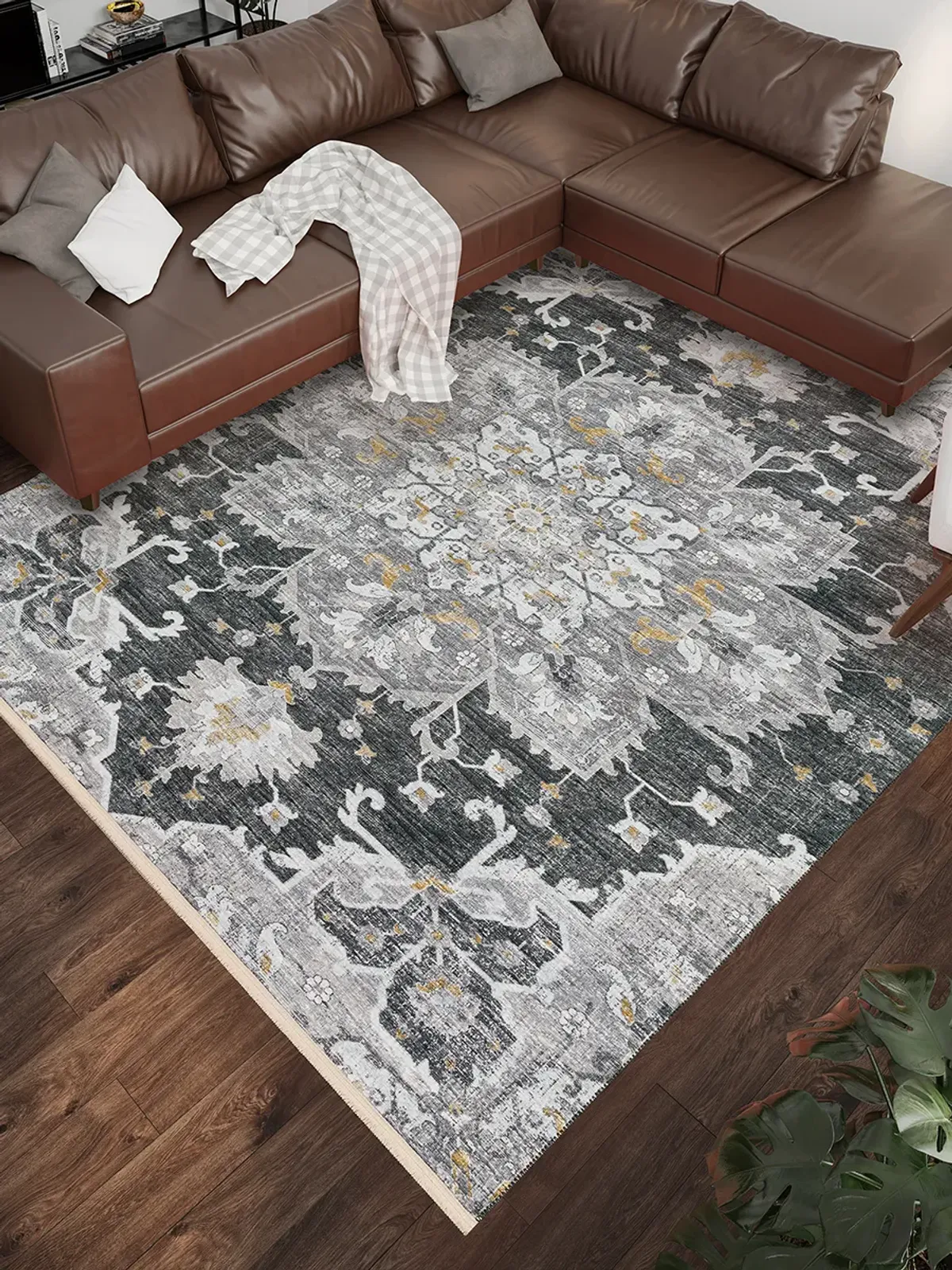 Marbella MB3 Midnight 3' x 5' Rug