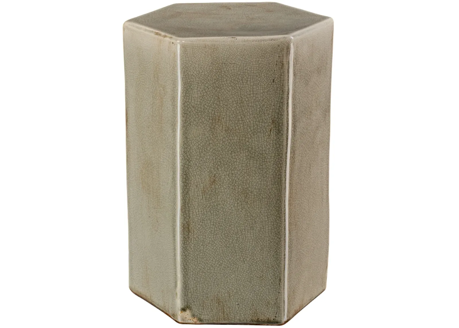 Porto Ceramic Indoor/Outdoor Side Table-Small, Gray