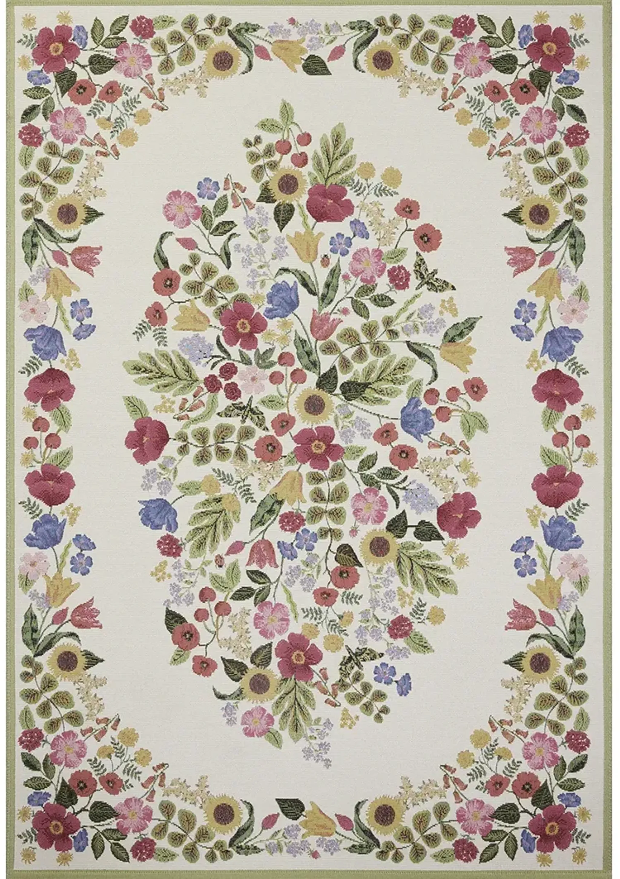 Perennial Prn 01 Cream 53 X 78 Rug By Rifle Paper Co Mathis Home ...