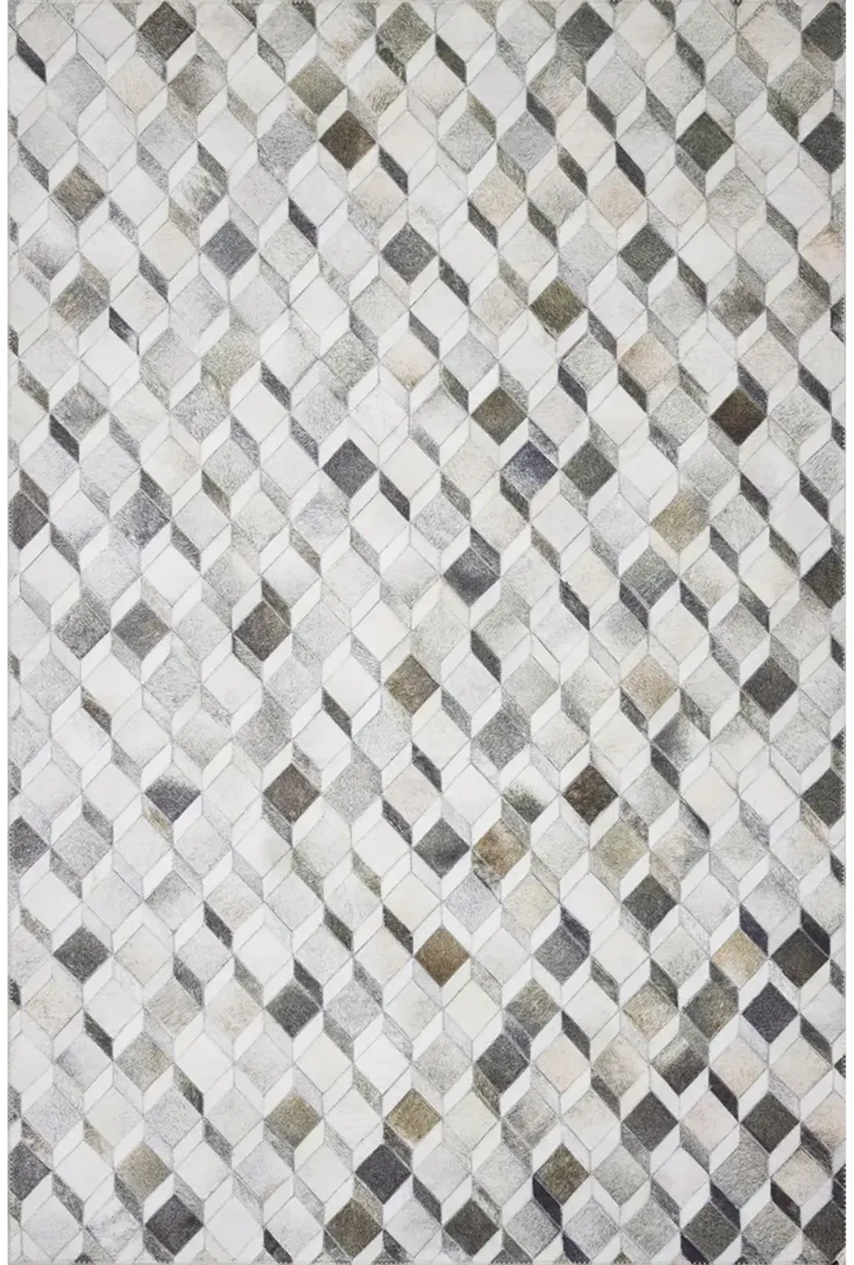 Maddox MAD02 Grey/Mocha 3'6" x 5'6" Rug