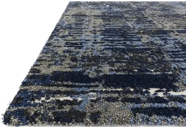 Viera VR09 Dark Blue/Grey 8'11" x 12'5" Rug