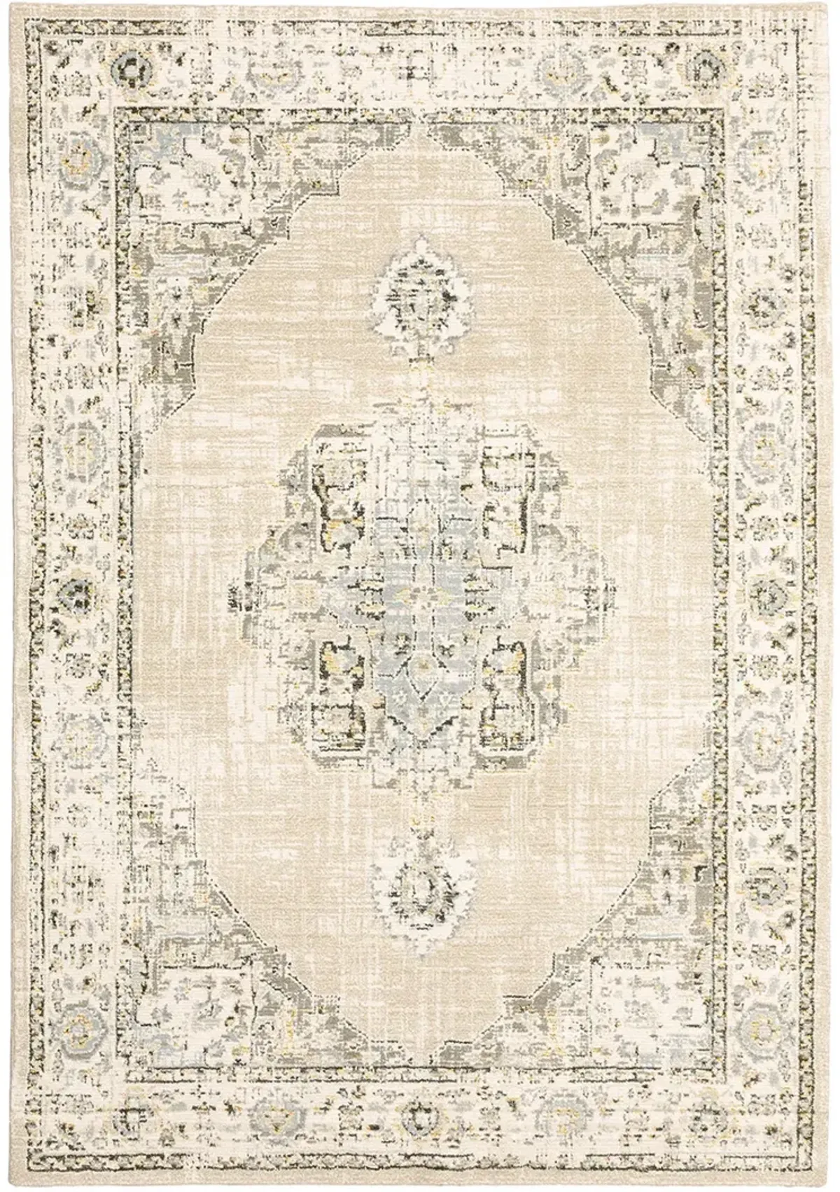 Andorra 5'3" x 7'3" Beige Rug
