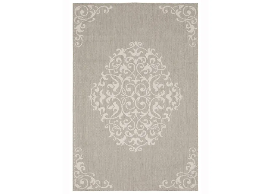 Portofino 5'3" x 7'3" Grey Rug