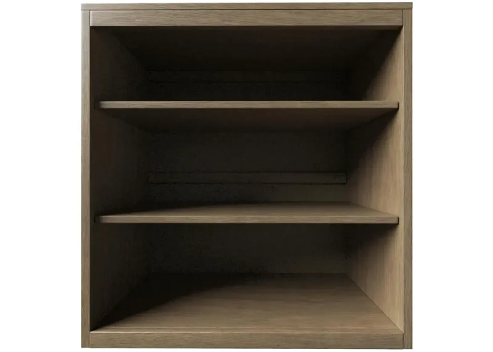 Marlowe Open Shelf Storage Unit, French Gray