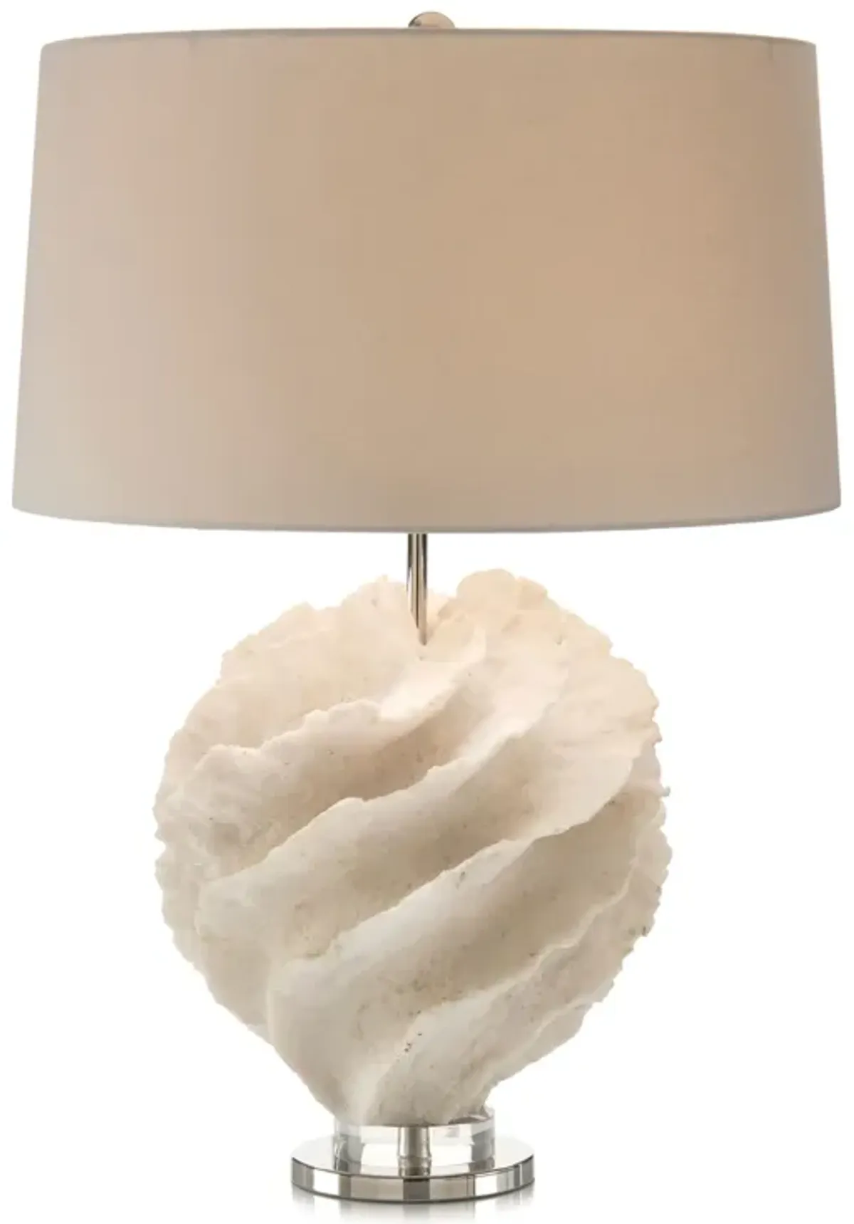 Rustic Spiral Table Lamp