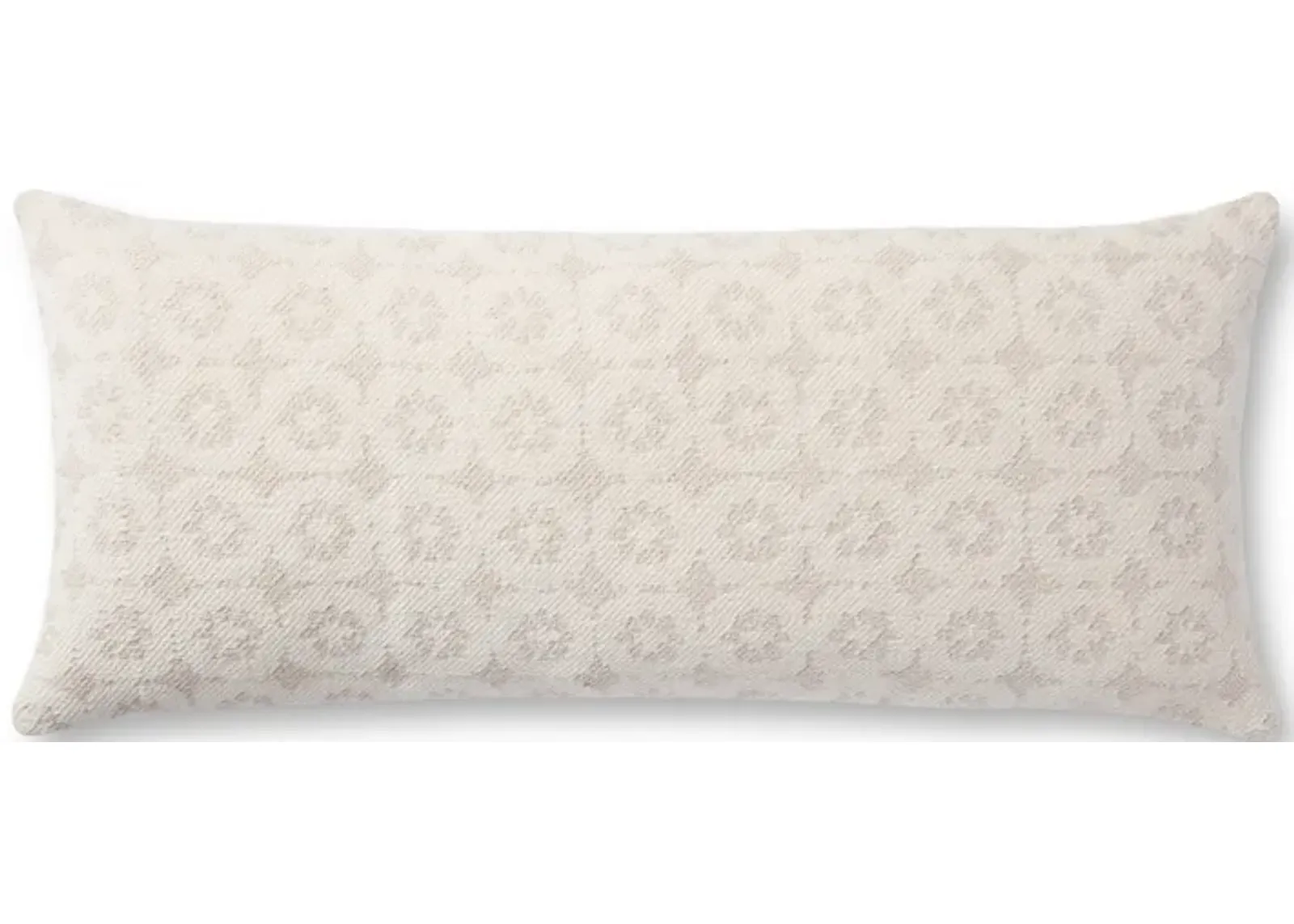 Ava PMH0033 Ivory 13''x35'' Cover Only by Magnolia Home by Joanna Gaines x Loloi