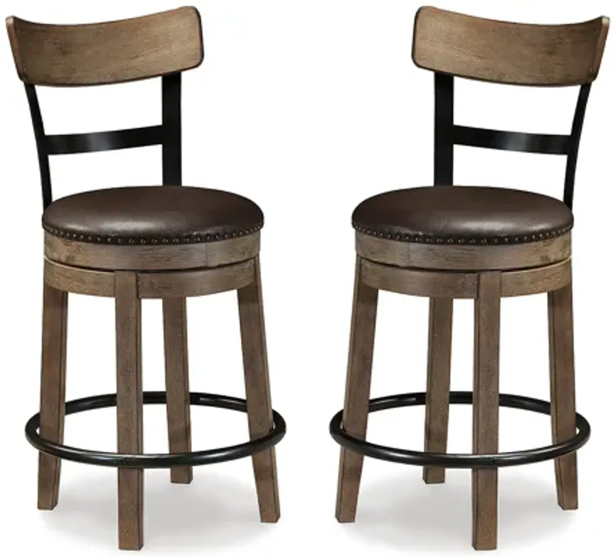 Pinnadel Counter Height Bar Stool (Set of 2)