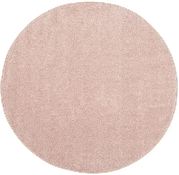 Nourison Essentials NRE01 Pink 4' x Round Rug