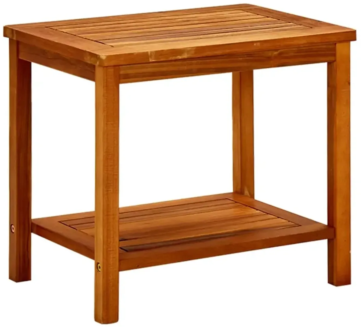 vidaXL Coffee Table 19.7x13.8x17.7 Solid Acacia Wood