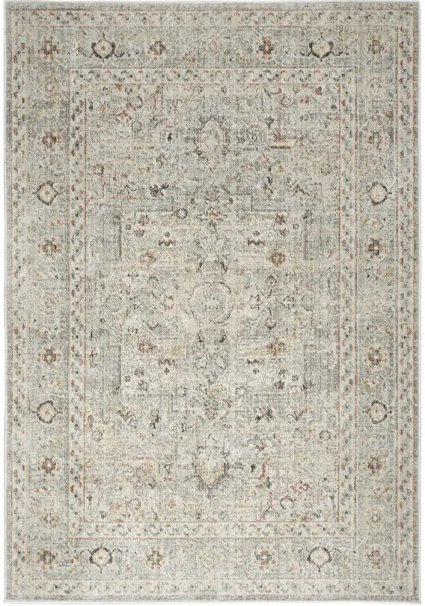 Oushak Home OUS02 Light Gray 5'5" x 7'3" Rug