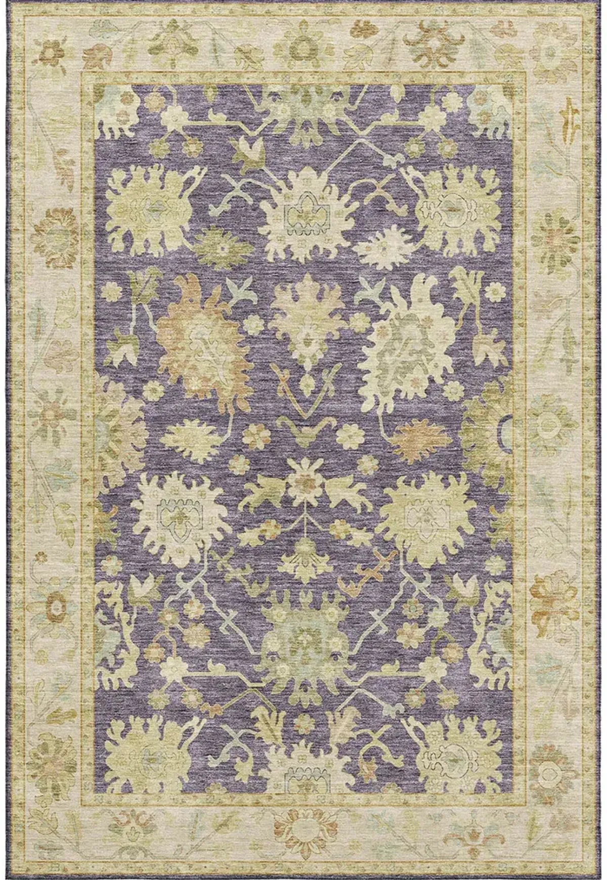 Hatay HY2 Eggplant 2'3" x 7'6" Rug