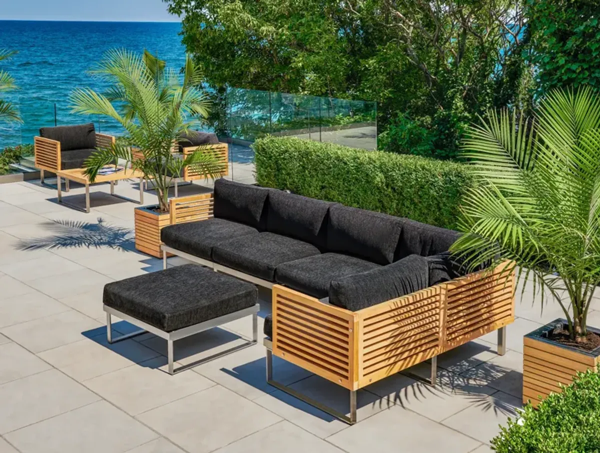 Monterey 5 Seater Outdoor Sectional with Coffee Table