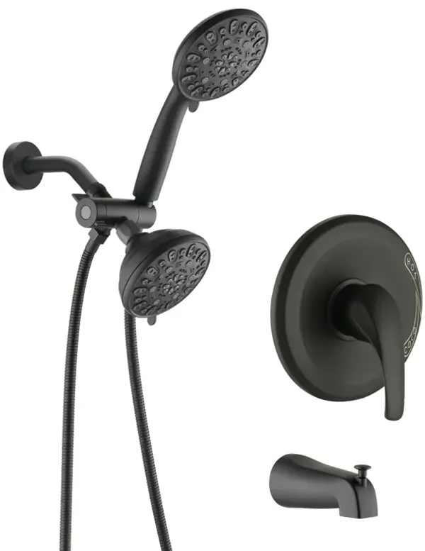 High Pressure Rain Shower System with Tub Spout