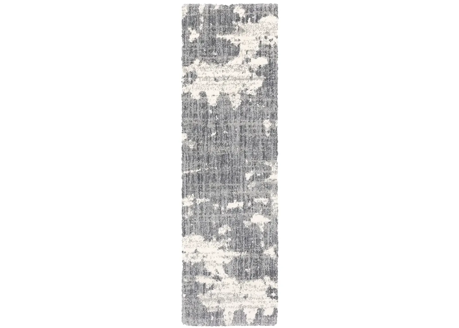 Aspen 2'3" x 7'6" Grey Rug