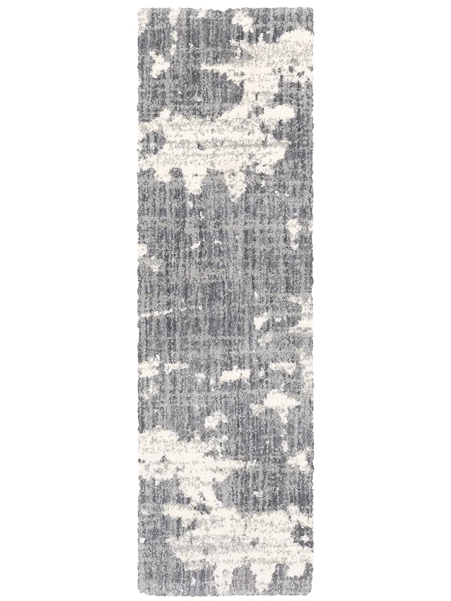 Aspen 2'3" x 7'6" Grey Rug