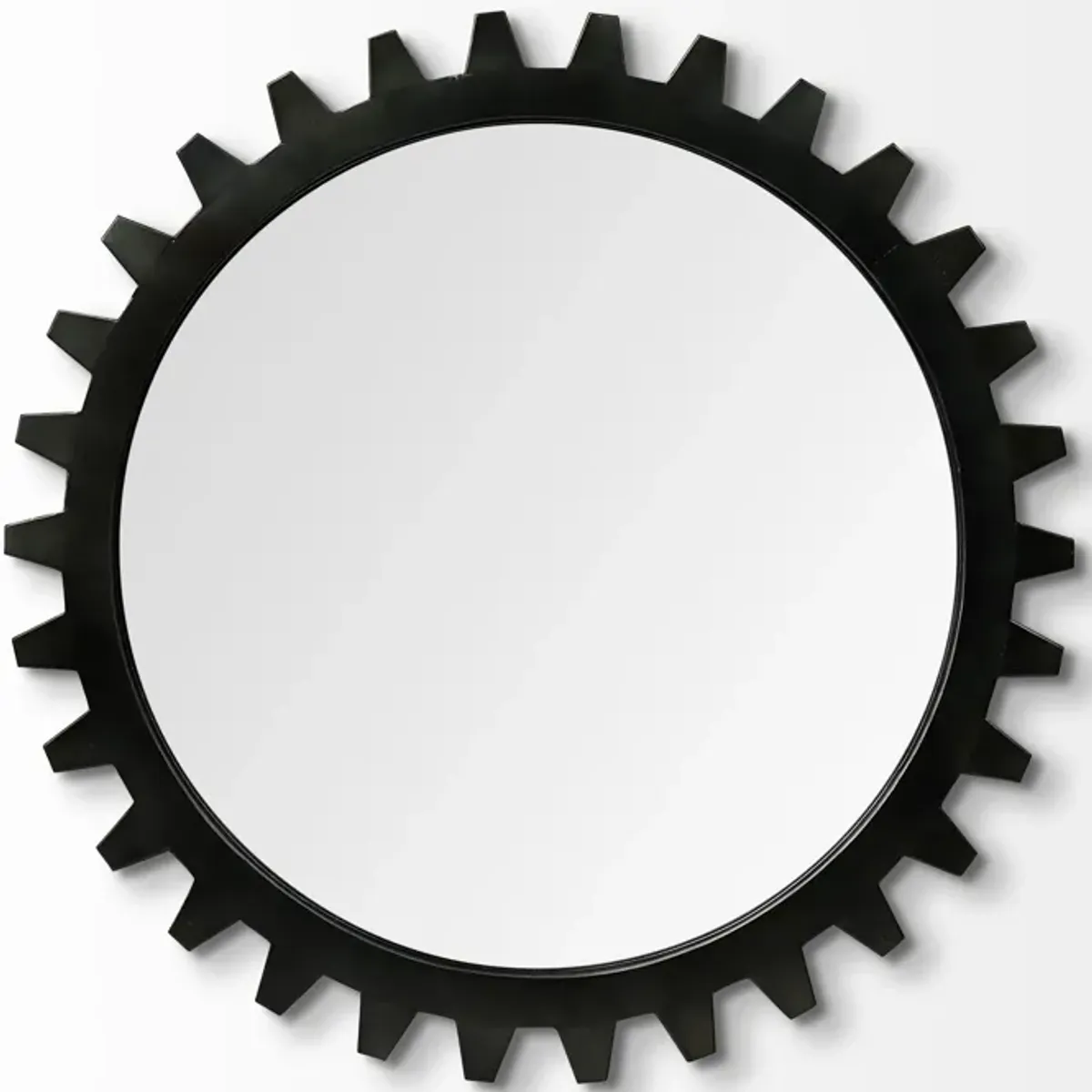 Cog Wall Mirror - Alloy
