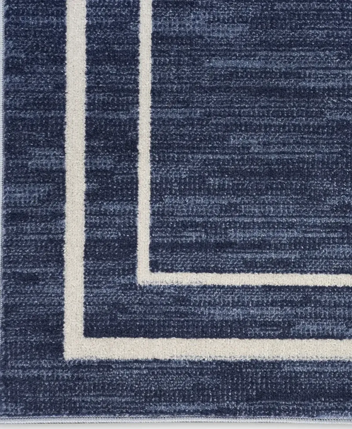 Nourison Essentials NRE02 Navy/Ivory 2' x 4' Rug
