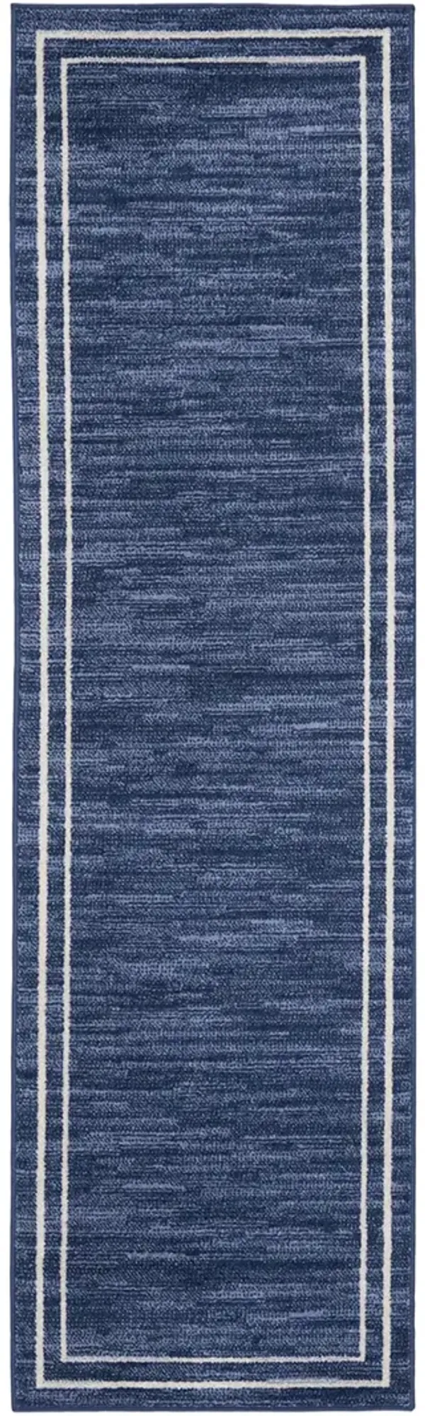 Nourison Essentials NRE02 Navy/Ivory 2' x 4' Rug