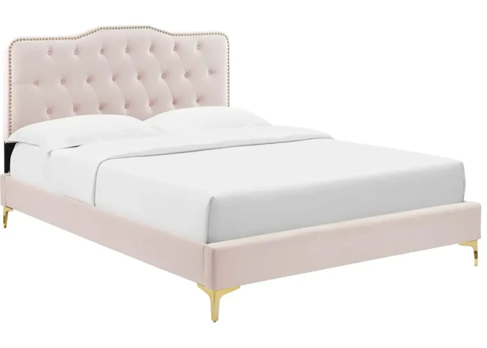 Modway - Amber Performance Velvet Queen Platform Bed