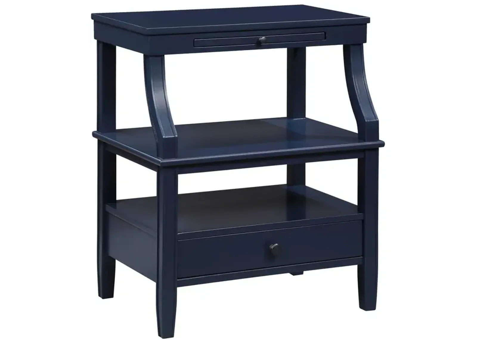 Newton Midnight Blue Storage Nightstand