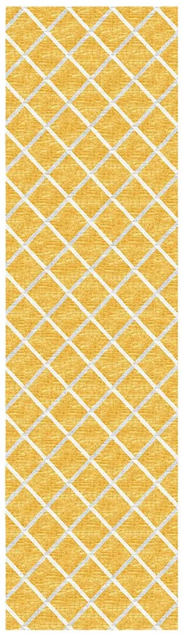 York YO1 Gold 2'3" x 7'6" Rug