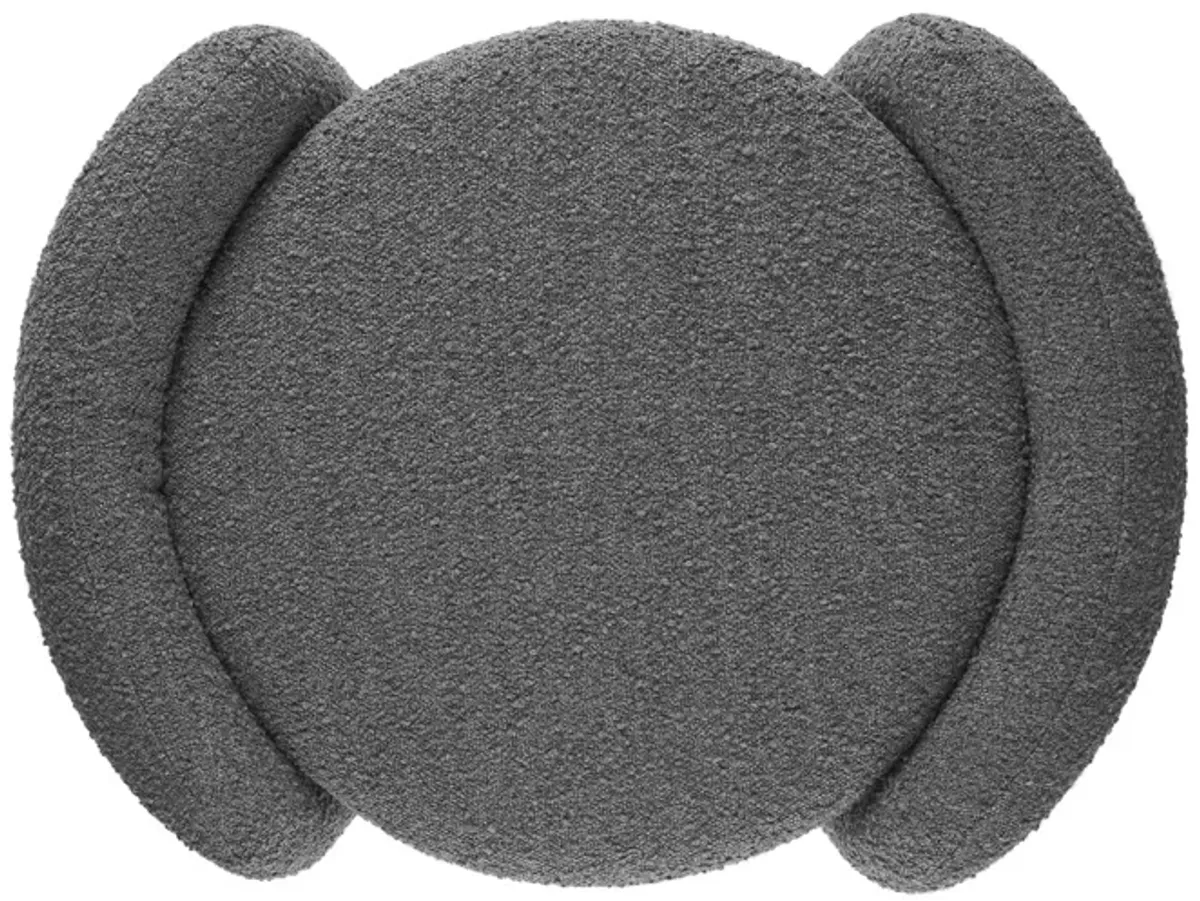 Nebula Boucle Upholstered Ottoman