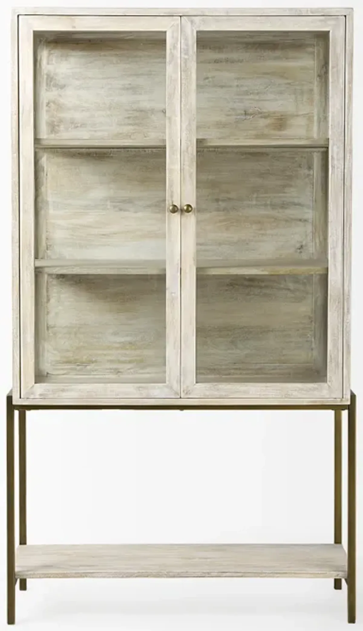 Arelius White Cabinet
