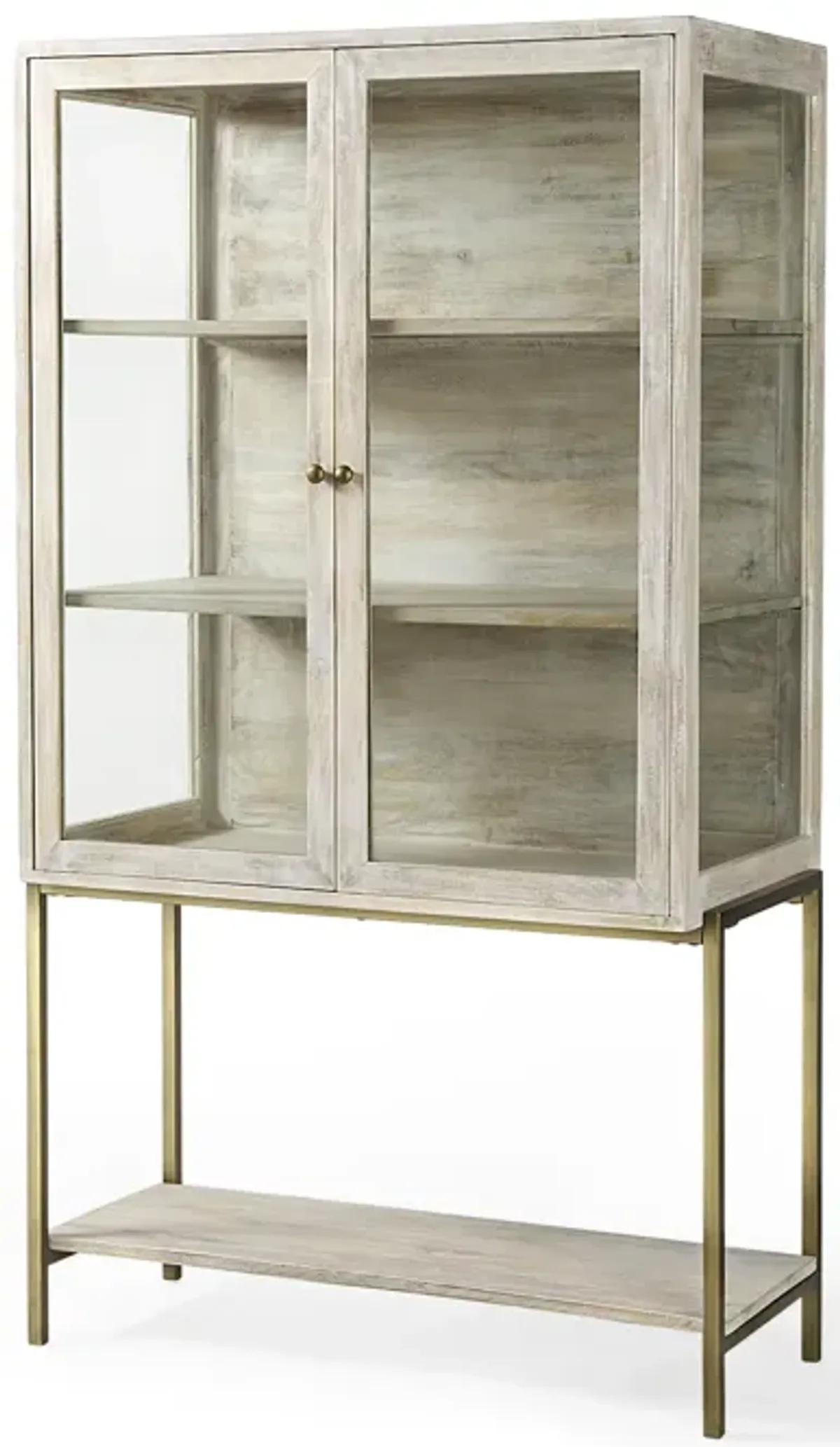 Arelius White Cabinet