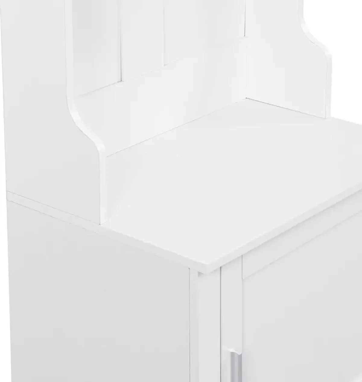 Merax Minimalist Slim Hall Tree with Cabinet