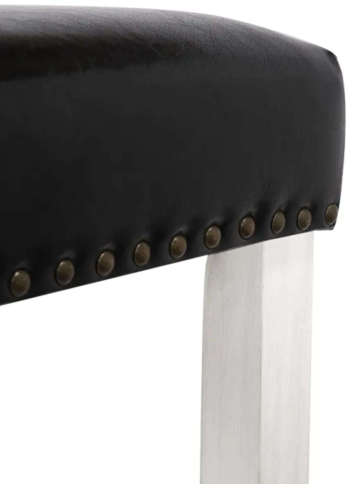 WestinTrends 29" Upholstered Backless Saddle Seat Bar Stool