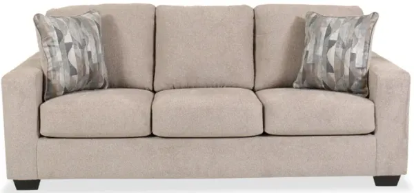 Ashley||Deltona Parchment Sofa|Fab, Stationary Sofa