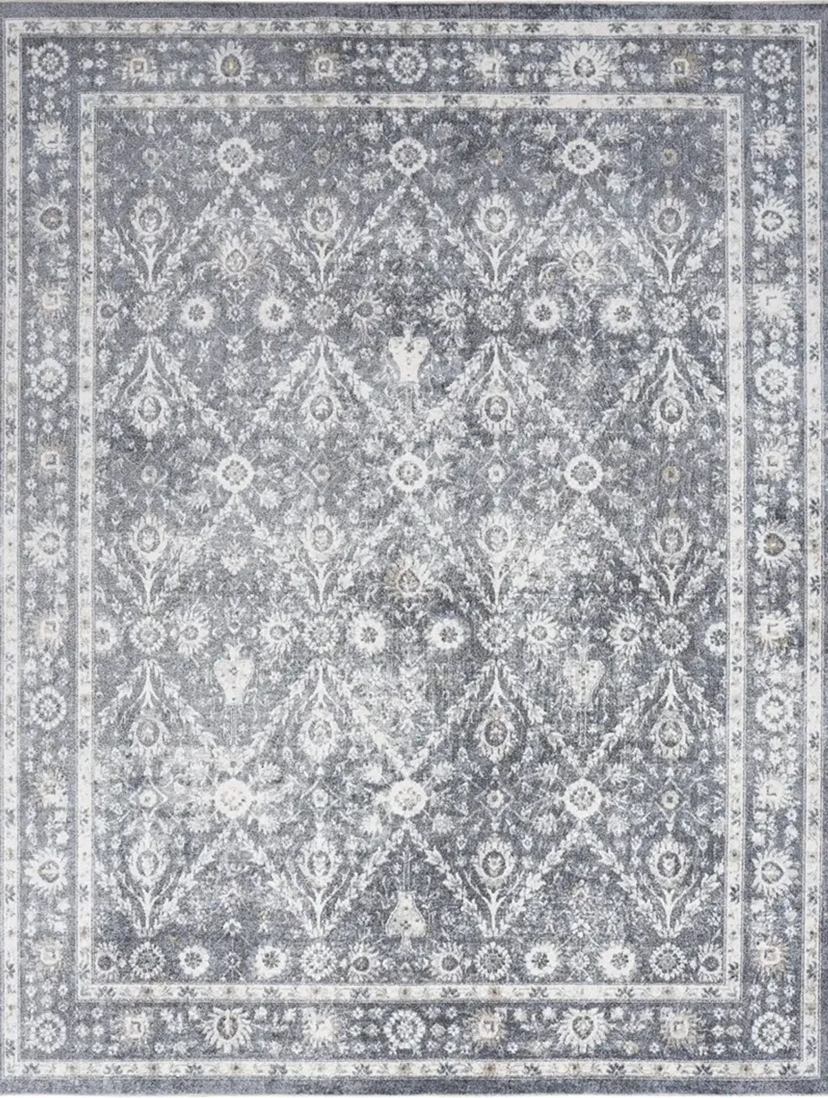 Astra Machine Washable ASW16 Dark Blue 7'10" x 10' Rug