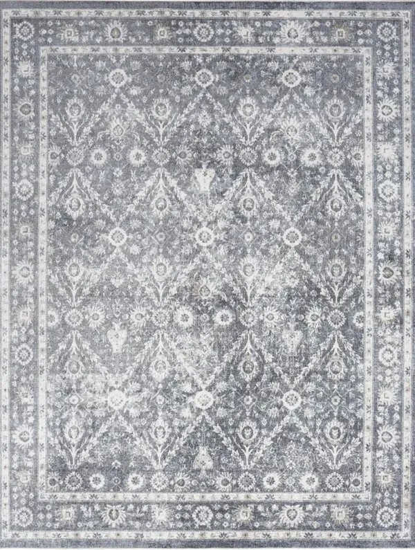 Astra Machine Washable ASW16 Dark Blue 7'10" x 10' Rug