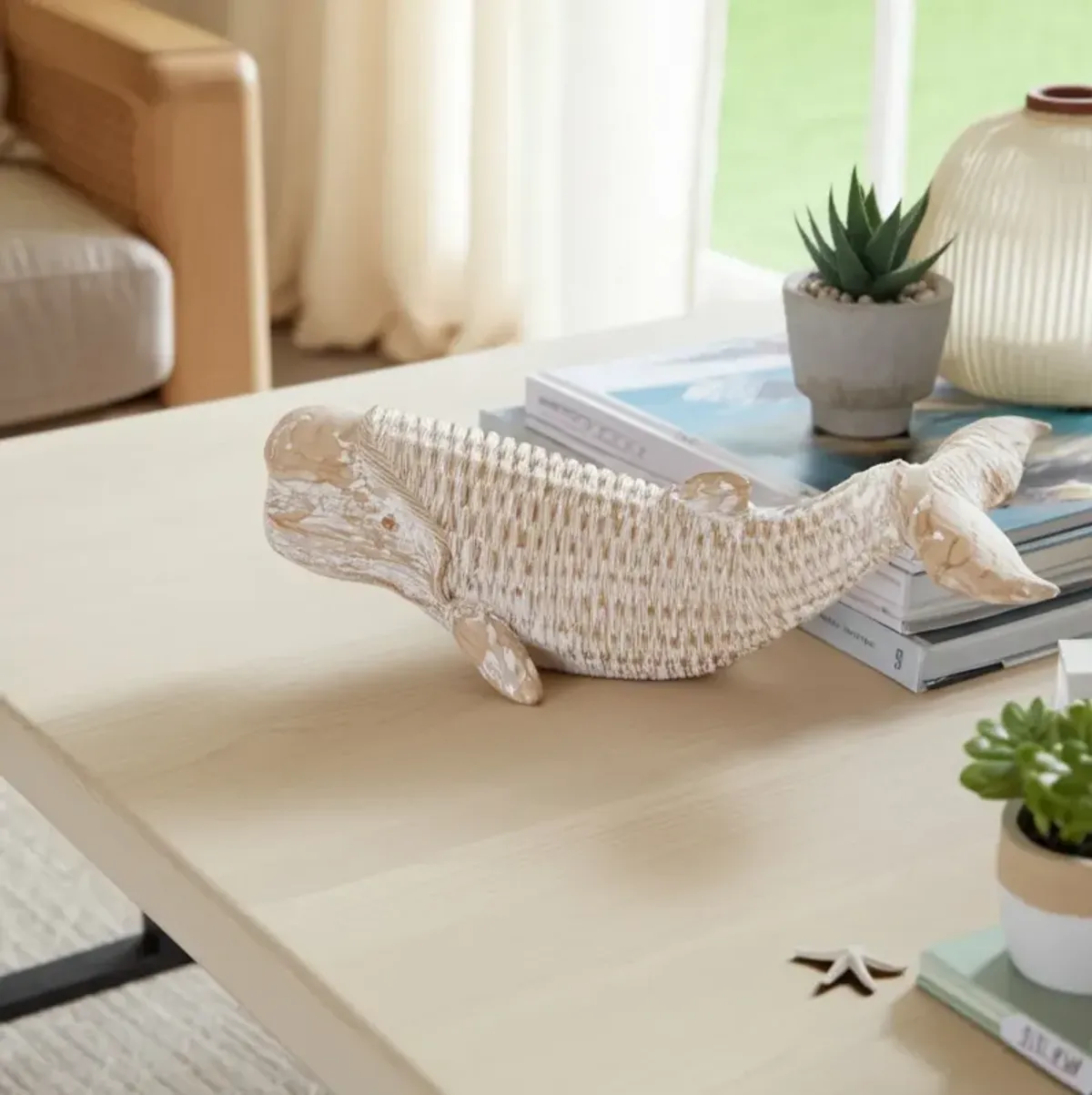 Coastal Wicker Beluga Whale