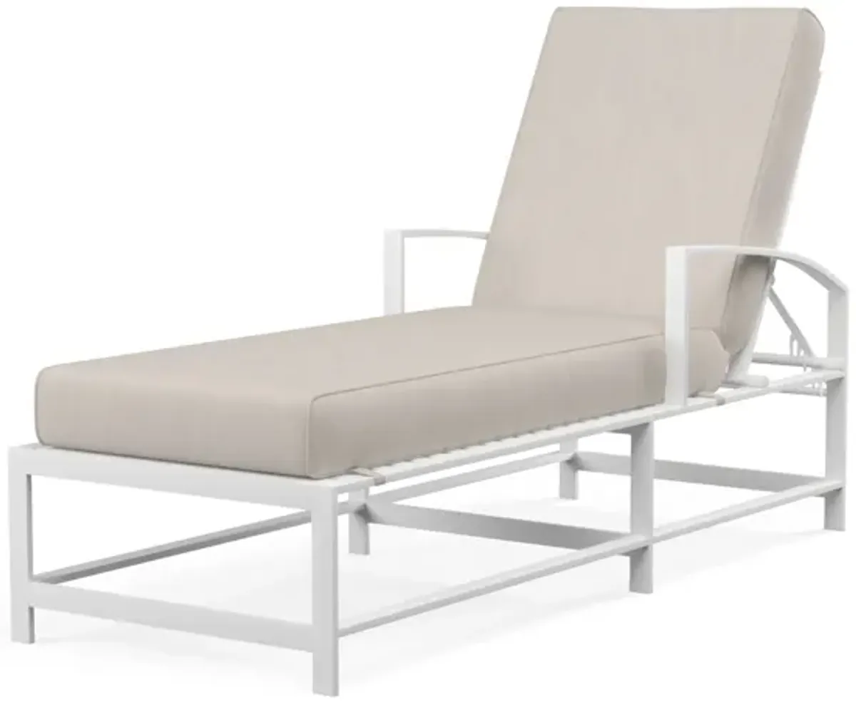 Bristol Chaise in Canvas Flax w/ Self Welt