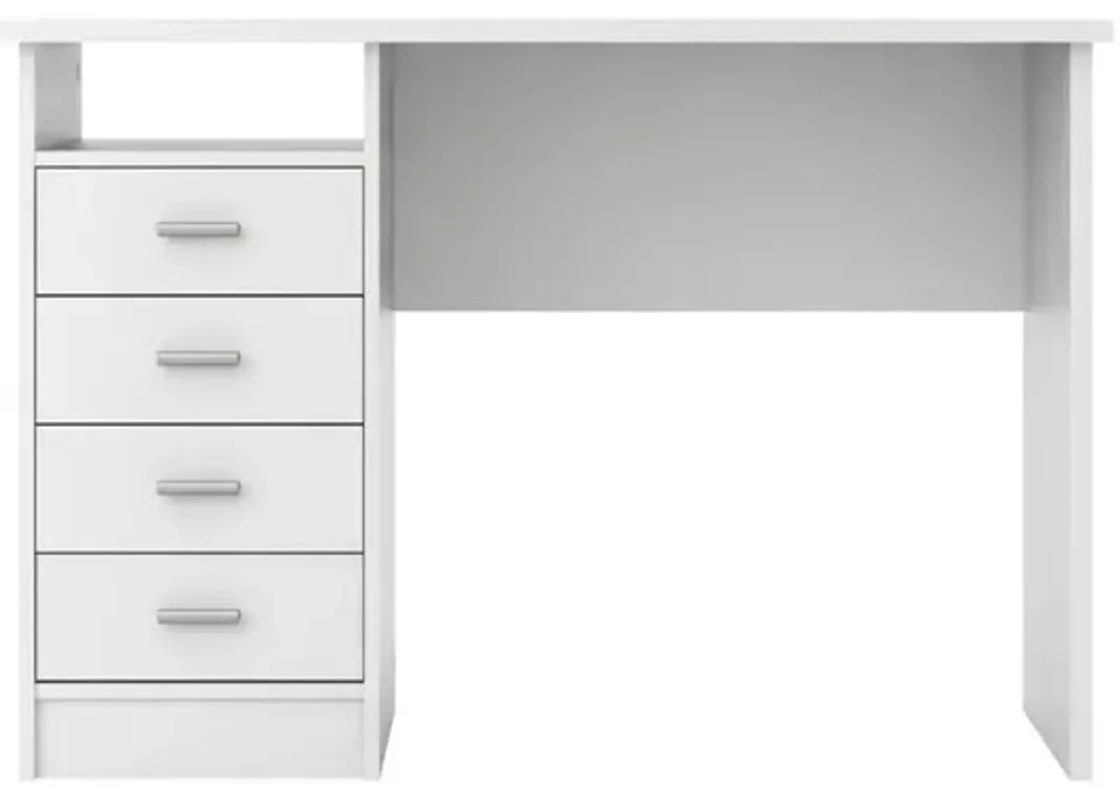 Tvilum Warner Desk with 4 Drawers, White