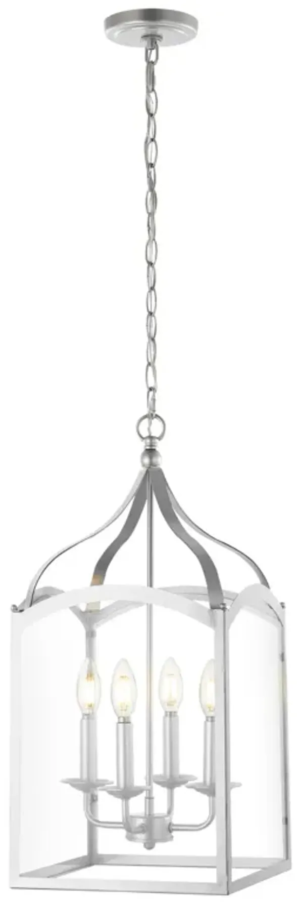Ruth Traditional Classic Lantern Metal/Glass LED Pendant