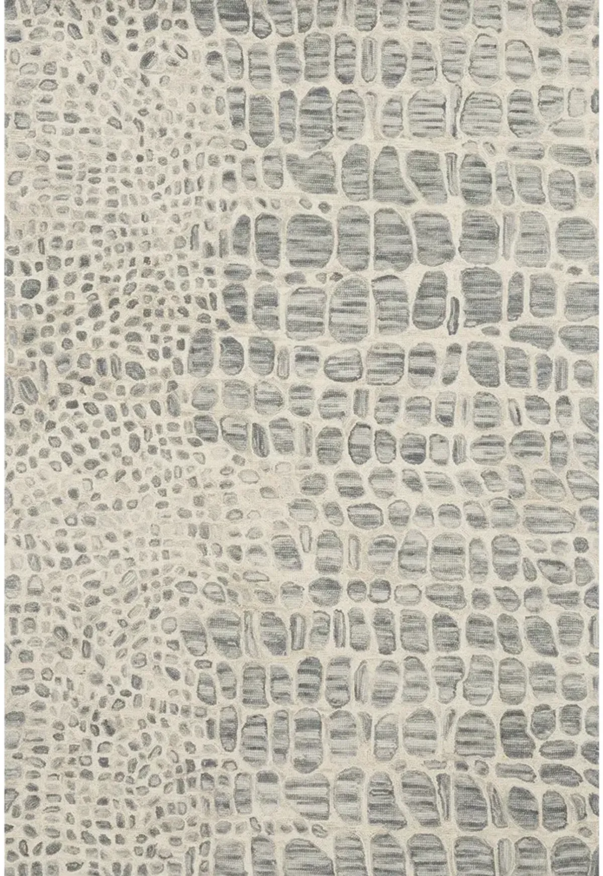 Masai MAS03 Silver Grey/Ivory 7'9" x 9'9" Rug