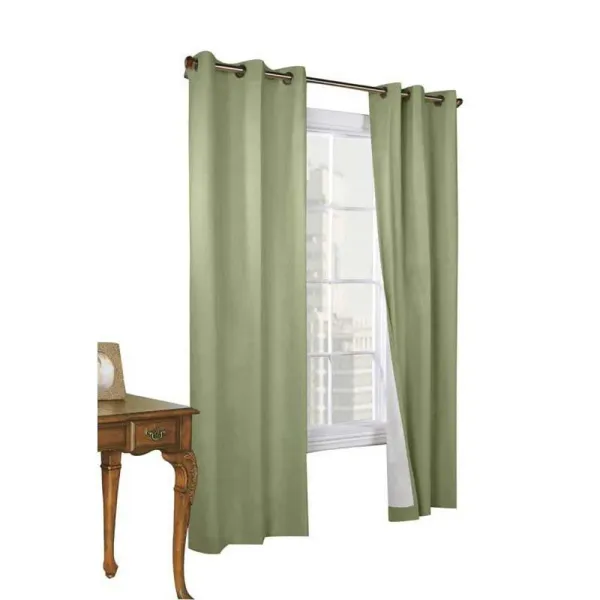 Commonwealth Thermalogic Weather Cotton Fabric Grommet Top Panel - 160x84" - Khaki