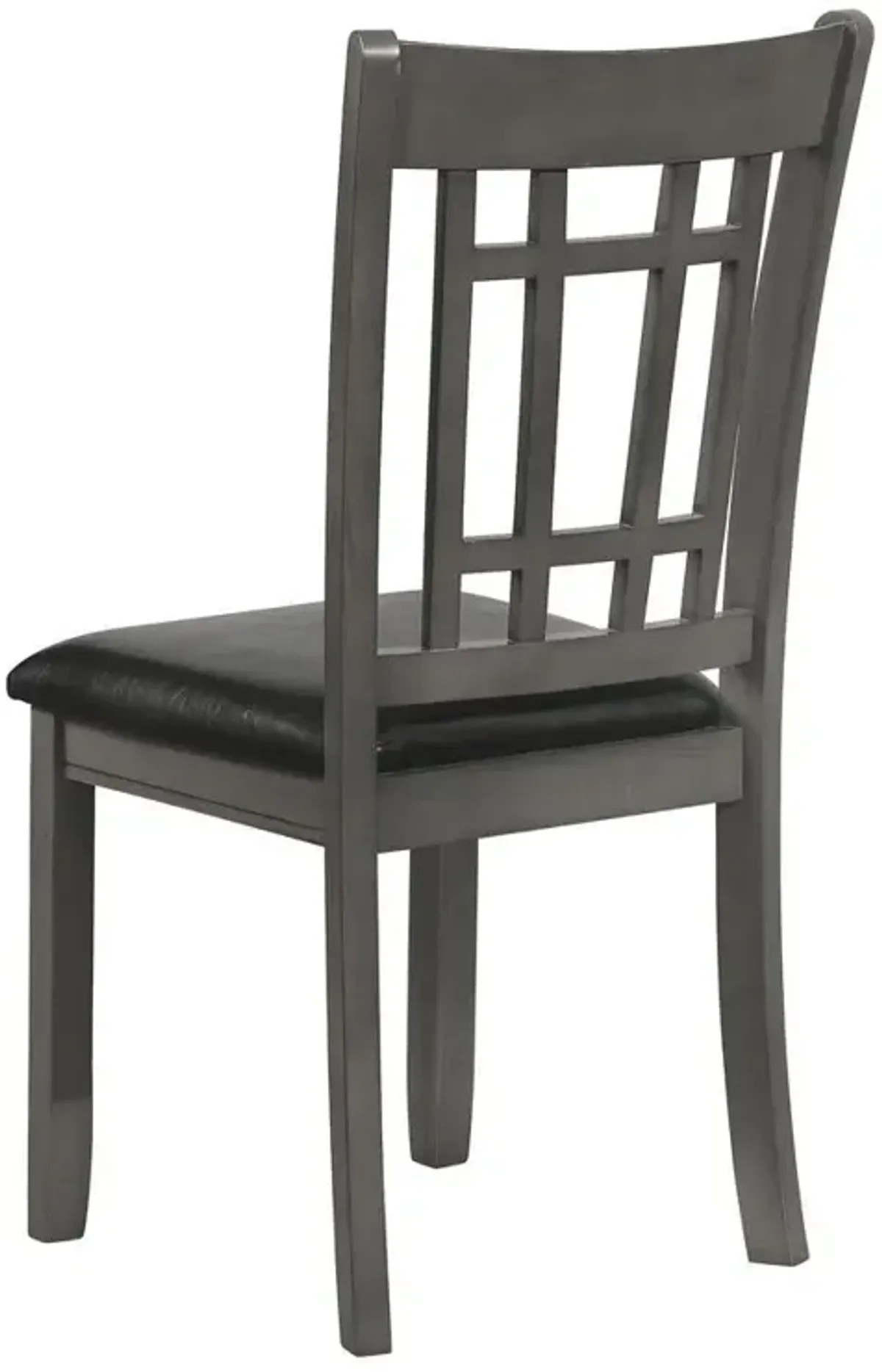 Coaster Co. of America Lavon Padded Dining Side Chairs Medium Grey and Black (Set of 2)